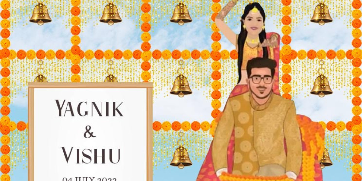 Haldi Kunku Invite by Crafty Art