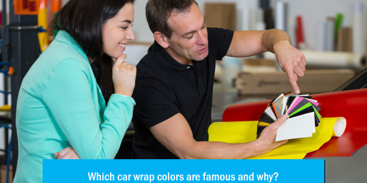 Which car wrap colors are famous and why?