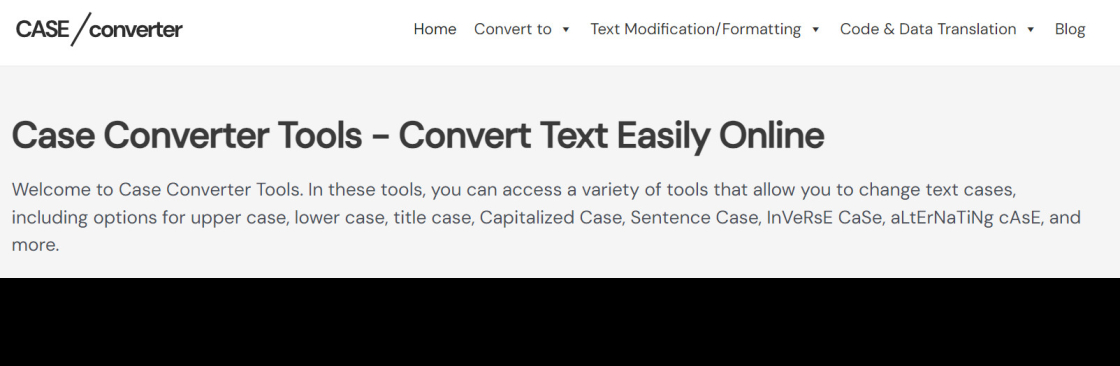 CASE CONVERTER TOOLS Cover Image