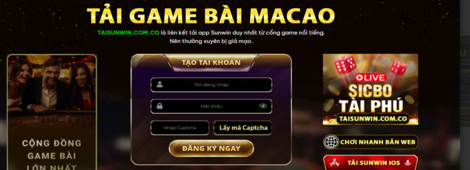 Sunwin Trang chủ tải game bài Macao Cover Image