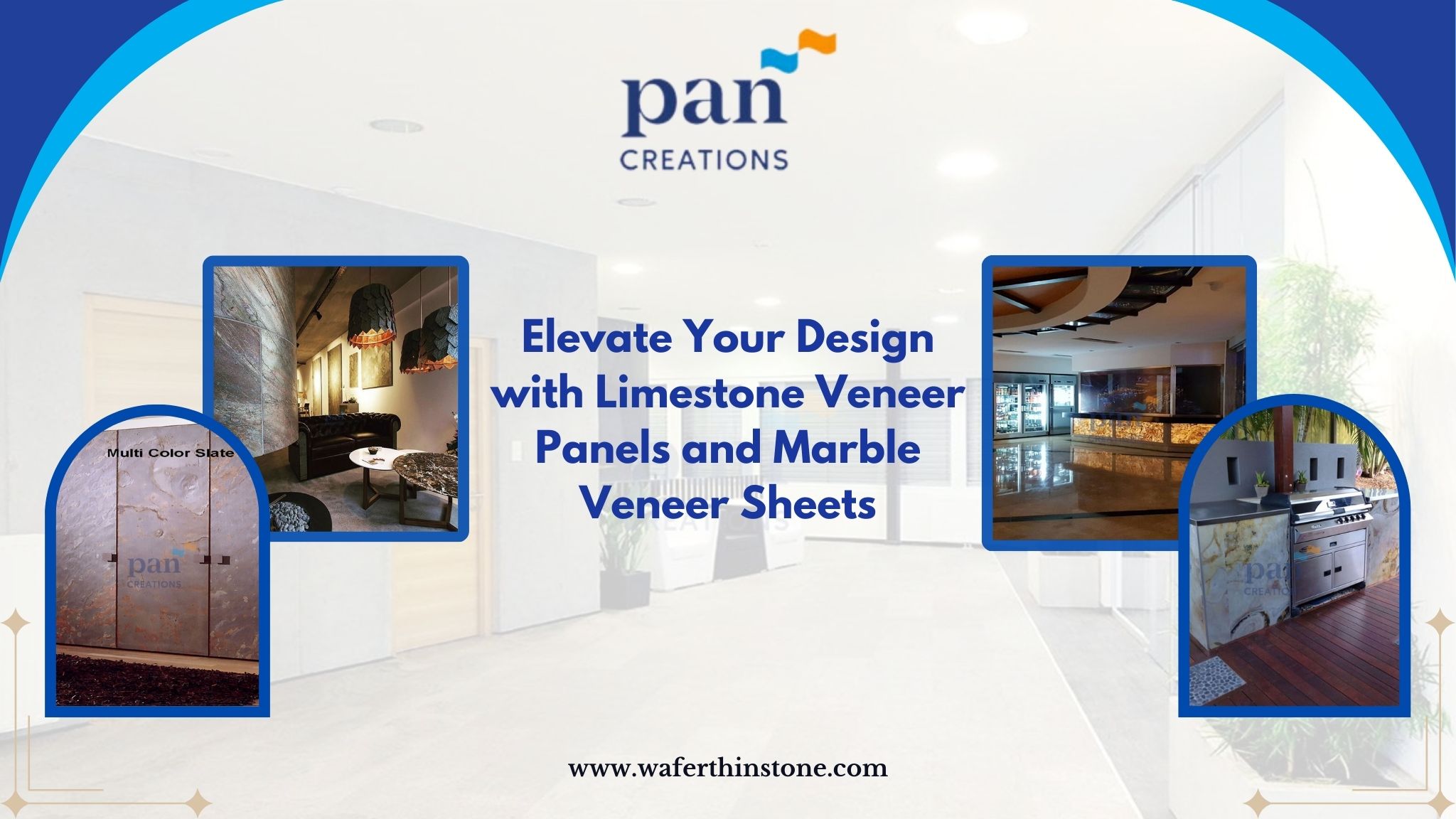 Elevate Your Design with Limestone Veneer Panels and Marble Veneer Sheets