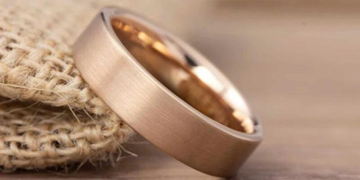 The Cool Appeal of Gunmetal Wedding Bands