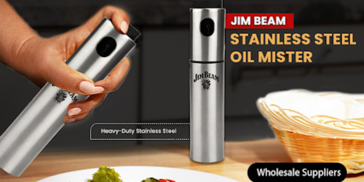 Elevate your cooking game with the Jim Beam® Stainless Steel Oil Mister